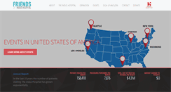 Desktop Screenshot of friendsofindushospital.com